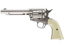 Colt Peacemaker SAA CO2 Revolver, Nickel Air gun