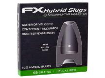 FX Airguns FX Hybrid Slug, .35 Cal, 68 Grains, Hollowpoint, 100ct 