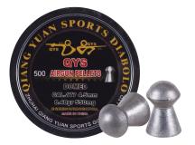 Qiang Yuan Airgun Pellets, .177, 8.48 grains, Domed, 500ct 